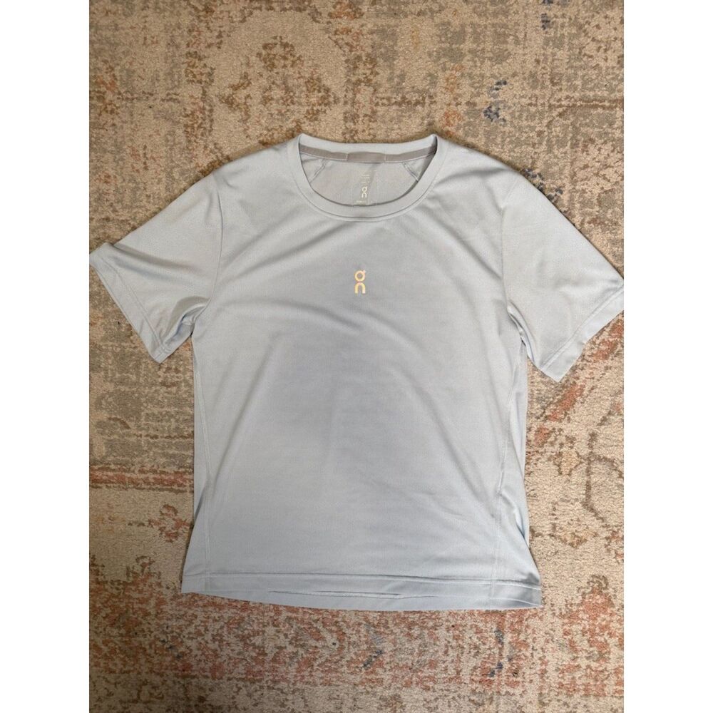 On Running Trail-T Shirt Women's Small Blue Performance Running Athletic Top
